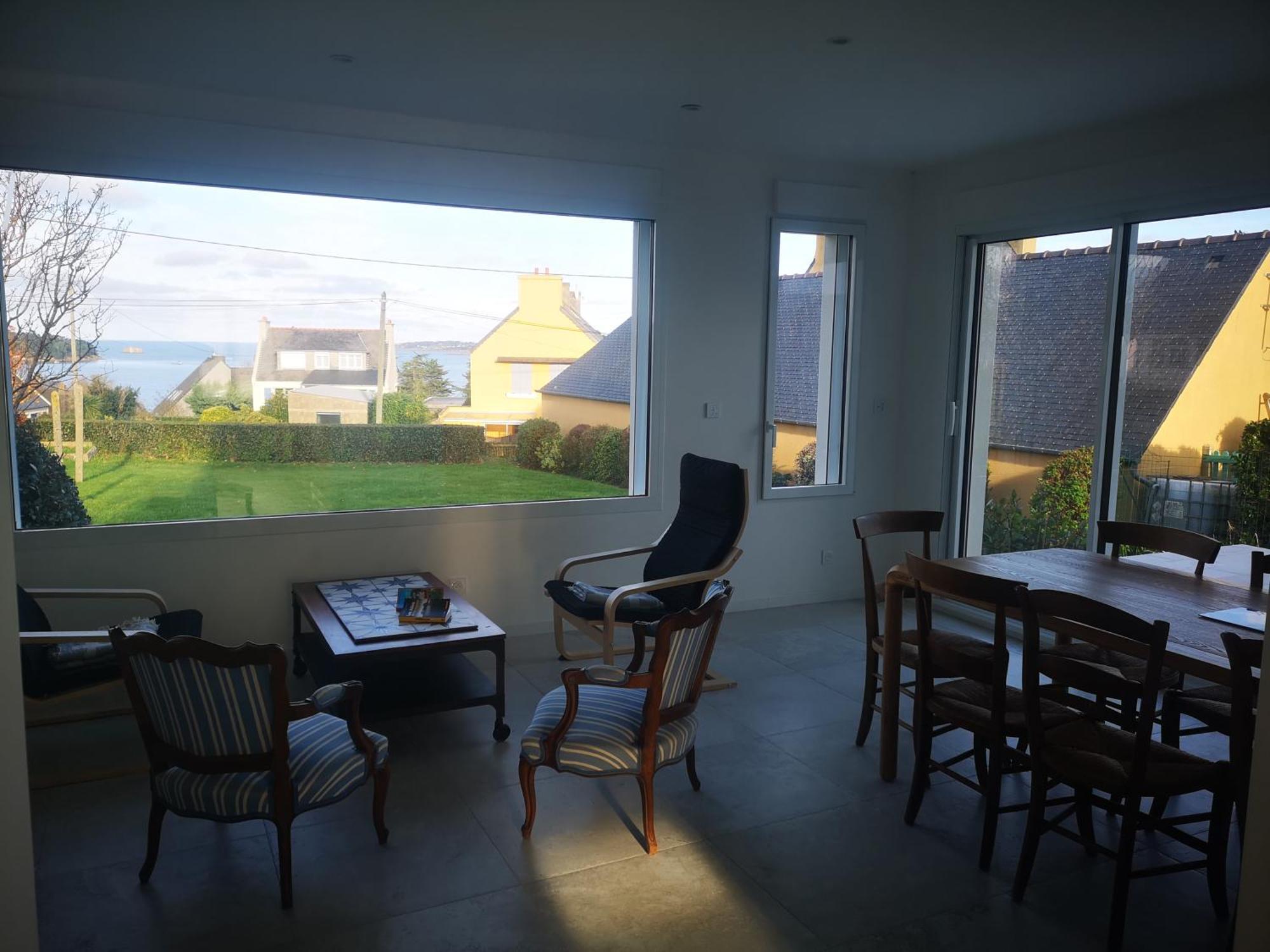 Maison Vue Sur Mer Avec Jardin Carantec Exterior foto