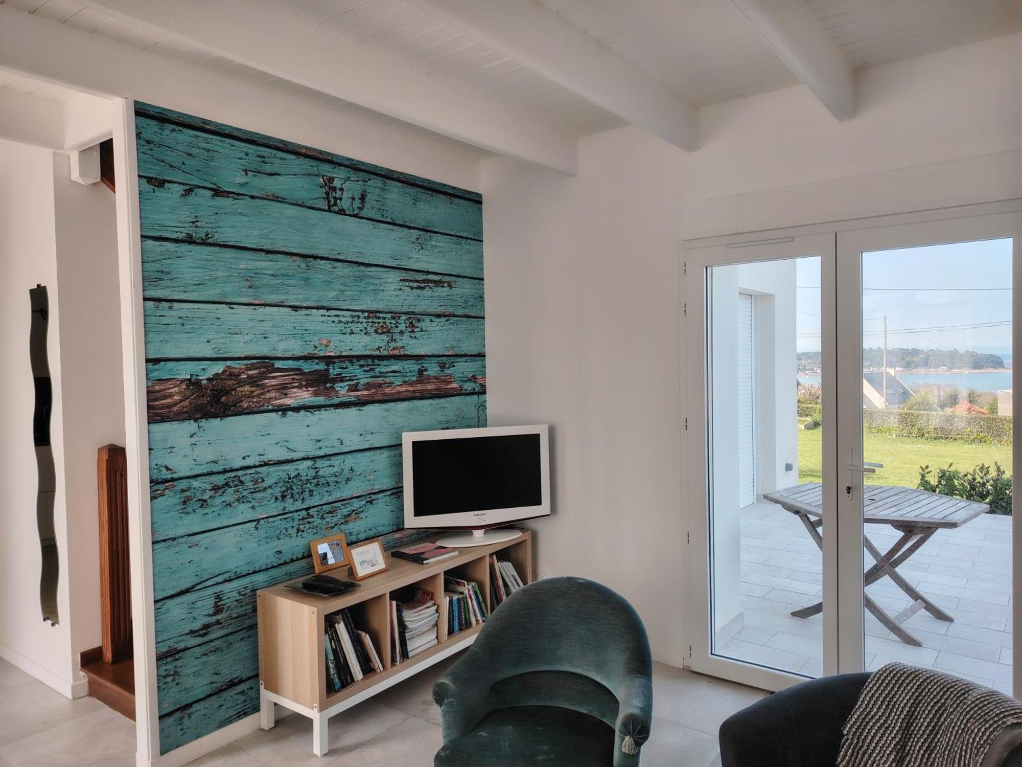 Maison Vue Sur Mer Avec Jardin Carantec Exterior foto