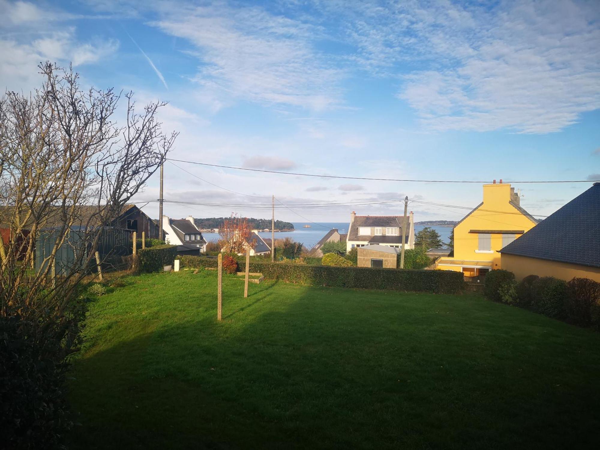 Maison Vue Sur Mer Avec Jardin Carantec Exterior foto